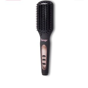 Lange Le Vite Hair Brush Straightener - Black